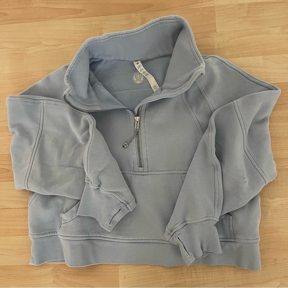 Lululemon Oversized Scuba Funnel-Neck Half Zip - Picture 3 of 4